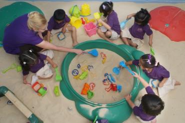 Sand and Water Fine Motor Skills